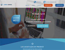 Tablet Screenshot of mysimplyagenda.com